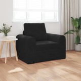 VidaXL Canapea pat 2 &icirc;n 1 Neagră 98x71x83 cm Catifea