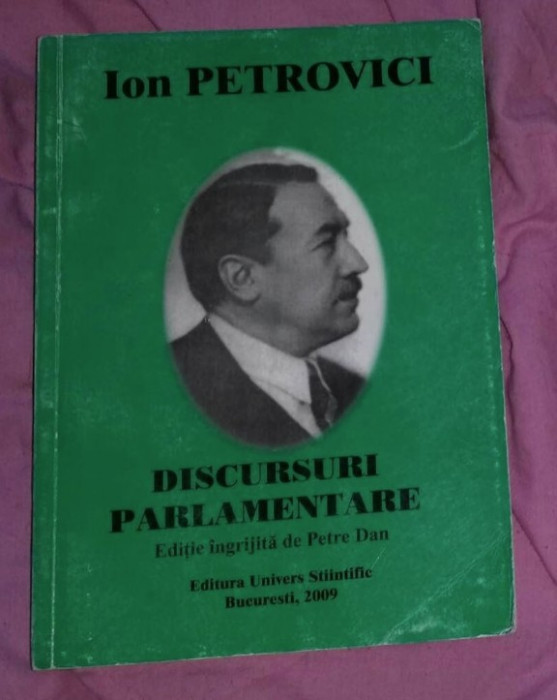 Discursuri parlamentare / Ion Petrovici