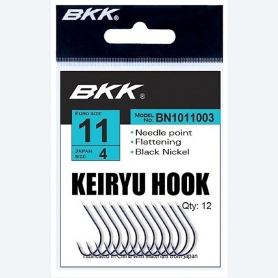 Carlige BKK Keiryu Diamond Black Nickel Nr.8 12buc/plic foto