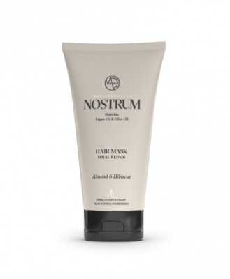 Masca pentru par reparatoare Mediterraneum Nostrum Via Wellness Migdale &amp;amp; Hibiscus 175 ml foto