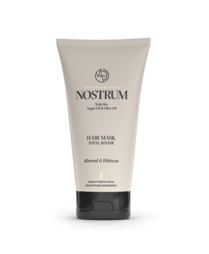 Masca pentru par reparatoare Mediterraneum Nostrum Via Wellness Migdale &amp; Hibiscus 175 ml