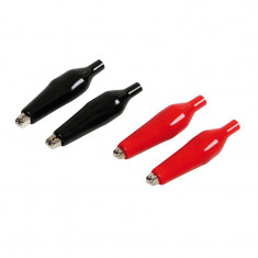 Cleme de precizie pentru tester acumulator Micro-Clips 4buc 4,5cm LAM70035