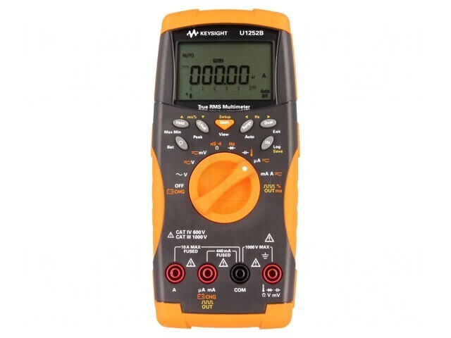 Multimetru Digital True RMS U1252B cu Bluetooth și IrDA LCD