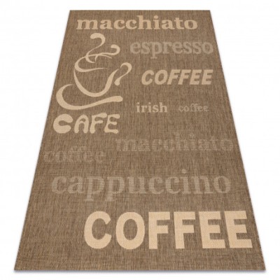 Covor sisal Floorlux 20221 coffe si mais, 240x330 cm foto