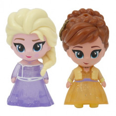 Set 2 Mini Figurine Elsa si Anna Whisper and Glow Frozen 2 foto