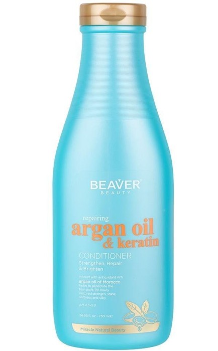 Balsam reparator cu argan si keratina Beaver 730 ml