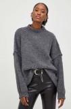 Cumpara ieftin Answear Lab pulover de lana culoarea gri, călduros