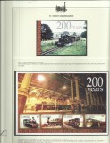 ST VINCENT 2004 TRANSPORT TRENURI LOCOMOTIVE PE FILA DE ALBUM MNH