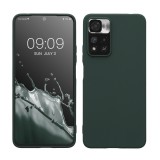 Husa kwmobile pentru Xiaomi Note 11 Pro Plus 5G, Silicon, Verde, 58095.169, Carcasa