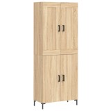 Cumpara ieftin Dulap inalt, stejar sonoma, 69,5x34x180 cm, lemn compozit
