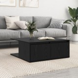 vidaXL Masă de cafea Stejar negru 80 x 80 x 31 cm Lemn compozit