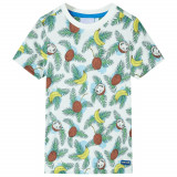 Tricou pentru copii cu m&acirc;neci scurte, multicolor, 116, vidaXL