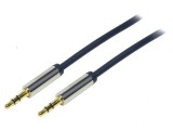 Cablu Audio Jack 3,5mm 1,5m PVC, Logilink