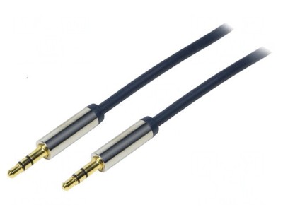 Cablu Audio Jack 3,5mm Stereo 30cm PVC foto