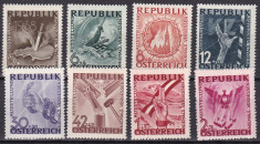 Austria 1946 contra fascism MI 776-783 MNH foto