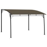 Copertina Pavilion Gradina vidaXL Gri Taupe 3x3x2.55m Protectie Solara Foisor Exterior