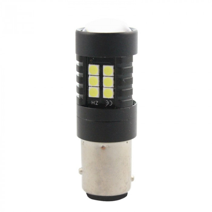 Bec Led Auto Techstar&reg; 1156, BA15S, Alb Rece, 6000K, 12V, 1260 lm