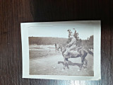 Fotografie perioada interbelica, militar cavalerie