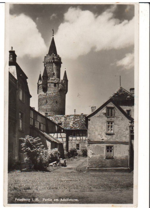 CPIB 16762 CARTE POSTALA - FRIEDBERG. PARTIE am ADOLFSTURM, VECHE, 1930