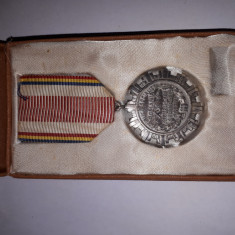 Medalie "XXV Aniversare Eliberarii Patriei 1944 - 69" / RSR / cutie, fara bareta