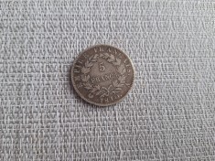 5 francs / franci 1810 A, Napoleon, argint