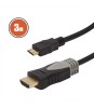 Cablu mini HDMI 3m aurit, Oem