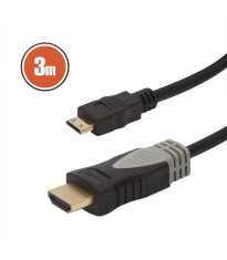 Cablu mini HDMI 3m aurit foto