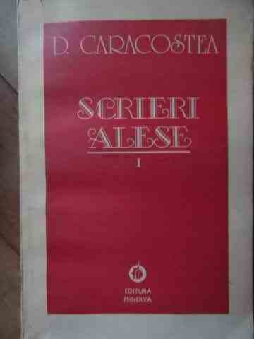 Scrieri Alese - D. Caracostea ,529124