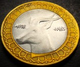 Moneda exotica - bimetal 50 DINARI - ALGERIA, anul 1992 * cod 4189 A, Africa