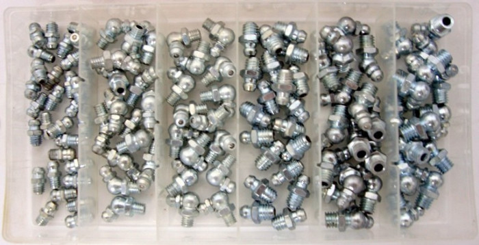 Set 110 gresoare metalice diferite sortimente , M6, M8 , drepte si curbate Kft Auto