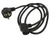 Cablu Alimentare 3x1mm2 ștecher unghiular la IEC C13 90&deg;, Gembird