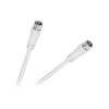 Cablu Coaxial 3C2V 1.8m cu Mufe F Tata-Tata - Conectare TV, Audio, Video
