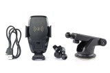 Suport auto cu incarcator wireless AMIO PHW-05, fixare cu ventuza, incarcare Qi, cu brat reglabil