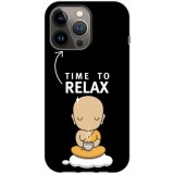 Husa compatibila cu Apple iPhone 12 Pro Max Time to relax, Silicon, TPU, Viceversa