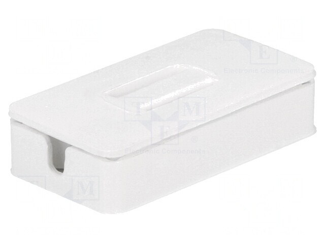 Carcasă de Conexiuni ABS Albă 49x25.5x11mm