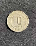 Moneda 10 copeici 1946 Rusia
