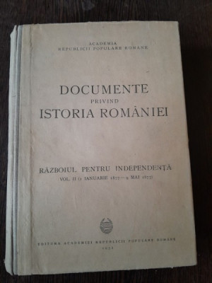 Documente privind istoria Romaniei - razboiul pentru independenta vol.2 1 Ian. 1877 - 9 Mai 1877 , V. Cherestesiu foto