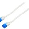 Patch Cord Cat6a U/UTP Alb 2m PVC