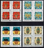 Romania 2008, LP 1816, Insemne Heraldice Romanesti, seria in bloc de 4, MNH!, Istorie, Nestampilat