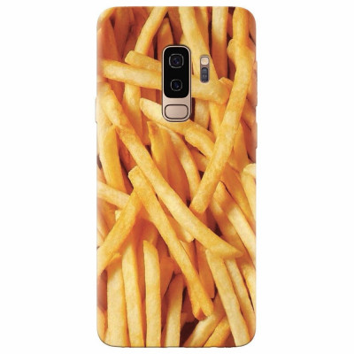 Husa silicon pentru Samsung S9 Plus, Fries foto