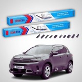 Cumpara ieftin Ștergătoare Citro&euml;n C5 Aircross SUV 2017-prezent | Set Față Flat Premium &ndash; TeamCar&reg;