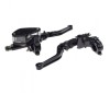 Set pompa frana si maneta si ambreiaj reglabile, culoare negru, suport oglinda M... Cod Produs: MX_NEW CNC90051B