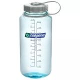 Sticla Apa Nalgene Wide Mouth Sustain 1L Seafoam, Tritan Renew, Fara BPA/BPS, Reciclata, Dimensiuni 8.2x8.2x24.1cm