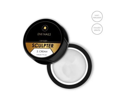 ENII Gel UV/LED pentru construcție unghii - Sculpter 2. Cream, 5ml foto