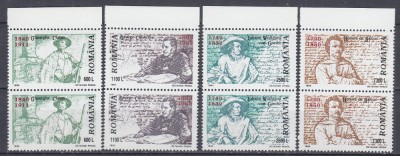 1999 LP1486 ANIVERSARI PERSONALITATI PERECHE SERII MNH foto