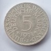 Germania 5 marci / mark 1971 J argint, Europa