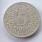 Germania 5 marci / mark 1971 J argint