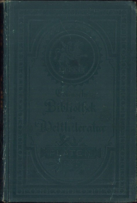 HST C2182 Platens Samtliche Werke vol III