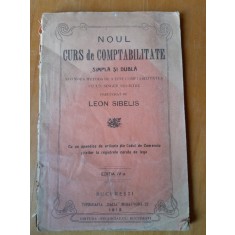 Noul curs de comptabilitate simpla si dubla - Leon Sibelis