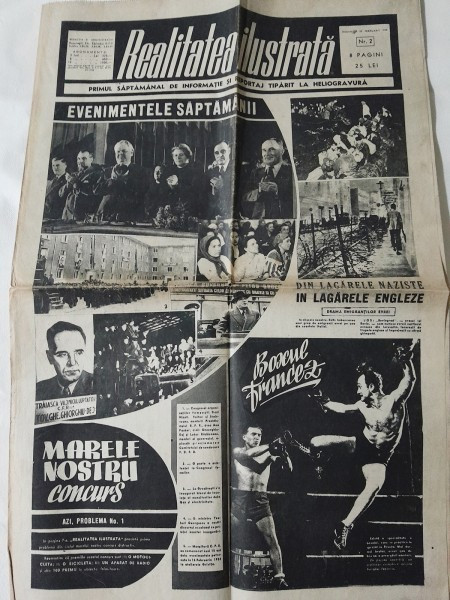 Revista Realitatea Ilustrata nr.2/1948 (imagini drama emigrantilor evrei)